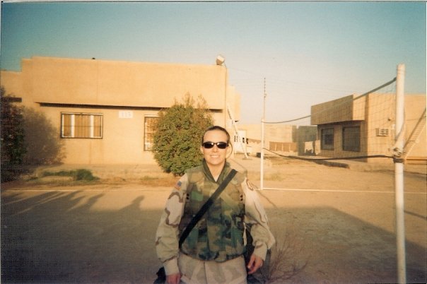 Michelle In Iraq in 2003